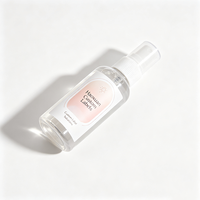 Étiquettes adhésives transparentes en PET avec encre blanche et film mat pour emballage de bouteilles de spray de soin intime Haoxuan OEM