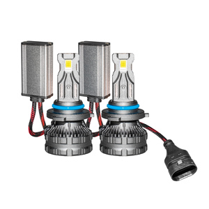 9006 L8 <b>LED</b> Headlight Bulb with Integrated Decoder <b>Plug</b> and Play Halogen Replacement for Toyota Venza <b>LED</b> Headlight - Product Image 1