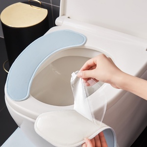Eco-Friendly Bathroom Accessories Reusable Silicone Toilet Seat Cover Portable Washable Toilet Seats <b>Cushion</b> - Product Image 5