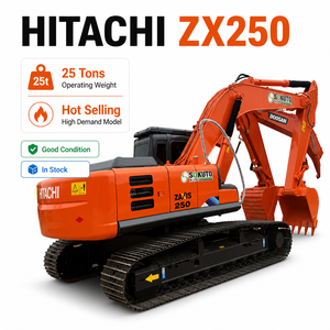 รถขุดฮิตาชิ ZX250 มือสอง ได้รับการรับรองมาตรฐาน CE พร้อมเครื่องยนต์และมอเตอร์คุณภาพสูง ชั่วโมงการทำงานต่ำ ราคาถูก มีสินค้าในสต็อก - Product Image 1