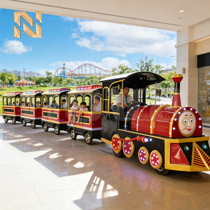 Trenino Senza Binari per Bambini Nova Rides con Luci LED, Attrazione per Parchi Divertimento e Luna Park, Treno Rosso <span class=keywords><strong>Thomas</strong></span> - Product Image 6