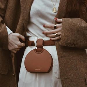 Marsupi stile moda logo personalizzato borsa da cintura a semicerchio da donna borse a <span class=keywords><strong>tracolla</strong></span> <span class=keywords><strong>piccole</strong></span> in pelle pu per donna - Product Image 6