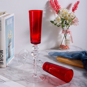 Lot de Verres à Boire Colorés en Gros – Flûtes à <span class=keywords><strong>Champagne</strong></span> et Gobelets à Vin en Cristal à Long Pied Tendance - Product Image 4