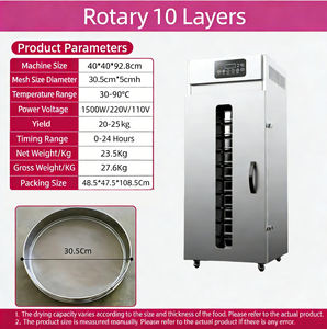 เครื่องอบแห้งแบบไฟฟ้าเครื่องอบสแตนเลสอุณหภูมิสูงสำหรับย่างกุ้งกุ้ง<span class=keywords><strong>ลิ้นจี่</strong></span>ผักมะเดื่อ - Product Image 6