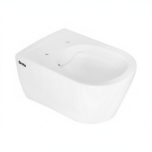 Inodoro suspendido sin borde Greta de 57 cm, negro mate - Product Image 2