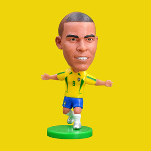 Ronaldo-Figura de plástico de PVC de colección, estrella deportiva, Rivaldo, <span class=keywords><strong>Cafu</strong></span>, Fabinho, Neymar, modelo 3D, juguete, regalo para fanáticos del fútbol - Product Image 3