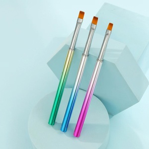 Juego de Pinceles de Uñas Acrílicas 3D Personalizados, con Cerdas de Nailon y Férula Plegada, Herramienta para Dibujar y Pintar con Gel - Product Image 5