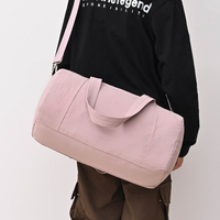 Sac de voyage pliable en nylon Oxford hydrofuge avec plusieurs poches externes, léger, pour week-end, sport ou usage quotidien