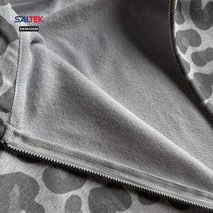 <span class=keywords><strong>Sudadera</strong></span> con <span class=keywords><strong>capucha</strong></span> personalizada con estampado de leopardo y cremallera completa para hombre, <span class=keywords><strong>sudadera</strong></span> gris lisa con efecto lavado ácido para ropa urbana, sudaderas con <span class=keywords><strong>capucha</strong></span> de leopardo extragrandes - Product Image 4