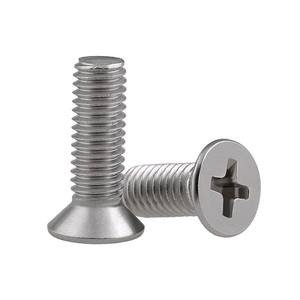 Toptan paslanmaz çelik 304 havşa vidalar düz kuyruk kendinden dokunarak makine vidaları DIN GB standart sınıf 4.8-12.9 cıvata - Product Image 5