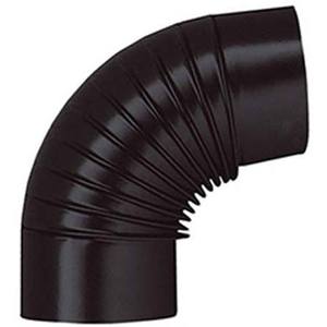 Gomito legna 90 ° คลาสสิก Nero opaco บันทึกซม. 14 - Product Image 1