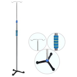 Stainless Steel Medical Drip IV Pole Drip Infusion Stand for Hospital Medical Patient Nursing Bed,injection Stand Holder - Product Image 6