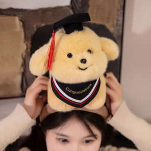 Boneka Anjing Wisuda Grosir, Boneka Anjing Lucu Berwisuda dengan Topi dan Celemek, Hadiah Musim Wisuda - Product Image 6