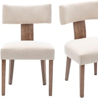 Chaises de salle à manger en bois massif nordique, rembourrage doux, couleur personnalisable, design moderne minimaliste écologique pour la maison