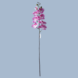 Flor Artificial de Phalaenopsis, Orquídea de Estilo Europeo con 8 Cabezas, Tacto Humectante, Decoración para Sala de Estar - Product Image 2