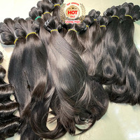 Lots de tissages de cheveux humains vierges bruts indiens, brésiliens, péruviens, Remy, Mink, à cuticules alignées, naturels et abordables