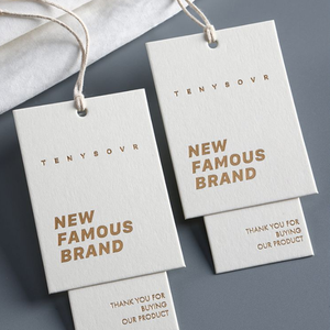 High-End Round <strong>Shape</strong> Clothing Store <strong>Tag</strong> Label Private Brand Logo Clothing <strong>Tags</strong> <strong>Custom</strong> Hang <strong>Tag</strong> - Product Image 3