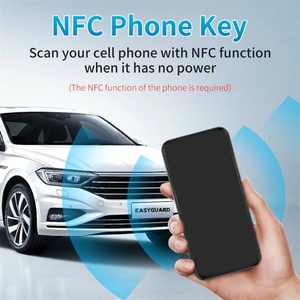 กุญแจสมาร์ทโฟนดิจิตอล EASYGUARD พร้อมระบบ PKE Passive Keyless Entry ล็อค/ปลดล็อคอัตโนมัติ NFC ใช้ได้กับรถยนต์ที่มีปุ่มสตาร์ทแบบกดติดโรงงาน - Product Image 5