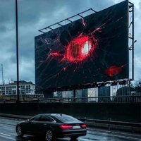 Mur vidéo numérique LED fixe extérieur P10 de haute qualité, étanche, affichage publicitaire 3D, résolution 8K, >6000cd/m