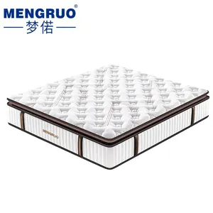 Hot selling 5 star hotel bed pocket coil spring mattresses for sale single double sizes memory foam mattress