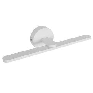 Modern Chrome <b>LED</b> Wall Lamp 4100K Neutral White Bathroom <b>Light</b> <b>Surface</b> <b>Mounted</b> E27 Bulb Base IP44 Rated - Product Image 3