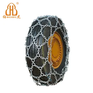 BOHU Alloy Steel Heavy Duty Forestry Skidder Chain Tire Protection Snow Chain Skidder Tire Chain