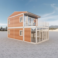 Maison Modulaire Préfabriquée Moderne de Luxe à Assemblage Facile, 3 Chambres, Salon, Cuisine, Salle de Bain, Entrepôt, Salle à Manger, Conteneur, Chine