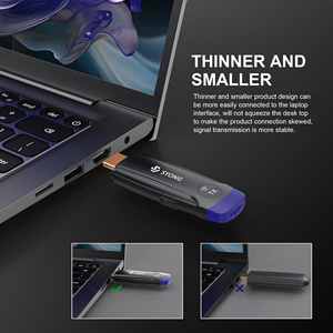 SYONG Kit ekstender <span class=keywords><strong>HDMI</strong></span> portabel, 5G nirkabel untuk <span class=keywords><strong>HDMI</strong></span> 1080P untuk pemancar & penerima <span class=keywords><strong>HDMI</strong></span> 196FT/60M Streaming Video & Audio - Product Image 6