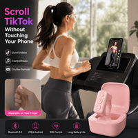Anillo de Control Remoto para Cámara, Inalámbrico, BT5.3, Recargable, para Selfies, Compatible con iPhone y Android, Transmisión en Vivo, Vlog, IPX4