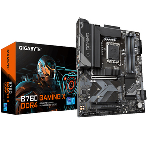 เมนบอร์ด Gigabyte B760 GAMING X DDR4 แบบ ATX รองรับ CPU เจนเนอเรชั่น 12/13 พร้อมชิปเซ็ตคู่ในตัว สำหรับคอมพิวเตอร์ตั้งโต๊ะ - Product Image 1