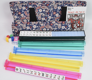 Hot Selling American-style Cristal Acrylic <b>Mahjong</b> <b>Set</b> Portable Professional Casino Quality Home Use Gift Storage Bag Family - Product Image 6