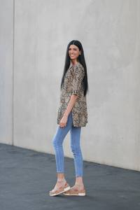 Luxury Women's Kaftan <b>Dresses</b> Long Soft Cotton Voile Hand Block Printed Comfortable Casual Nightwear Button Decoration Natural - Product Image 3