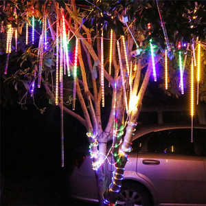 Meteor Shower RGB RGBW <strong>LED</strong> <strong>Falling</strong> Rain Lights 30cm 8 <strong>Tubes</strong> <strong>Led</strong> Icicle <strong>Snow</strong> <strong>Falling</strong> Raindrop Lights - Product Image 4