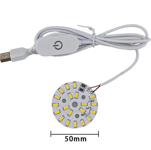 5V LED light source night light with USB port