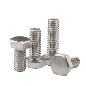 Hexagonal Tension Bolt And Nuts Hardware Store Din/ Bs /unc /ansi / Asme Hex Bolts Din 931