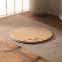 Planche à découper en bambou, dessous de plat et plateau créatifs, style oriental chinois exclusif, 18/22 cm, nouvelle collection, vente chaude, personnalisable