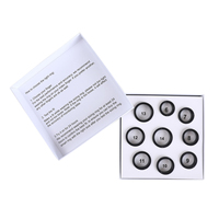 Outil de mesure intelligent pour bagues Kit de dimensionnement pour bagues intelligentes Santé Fitness Tailles Coffret Bijoux
