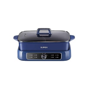 Supor Marmite Électrique 7L, Type Séparé, Double Cuve, Multifonctionnelle pour Cuisson, Cuisson à la Vapeur, Friture, Grillade, Wok, Usage Domestique - Product Image 1