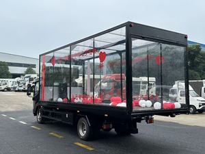 Boîte de présentation transparente sur mesure pour camion de remorquage à plateau pour véhicules ISUZU à châssis léger, adapté aux véhicules de type 'Upper Body Fit', permettant d'éviter les droits de douane sur le véhicule complet - Product Image 3