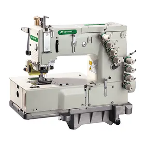 LR 1404P Multi Needle Flat-Bed Chain Stitch Sewing Machine For Attaching Elastic Waistband