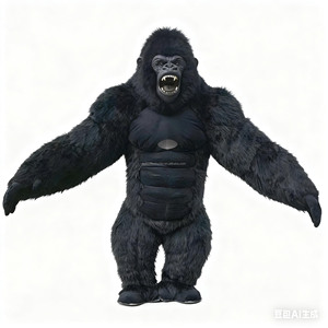 Costumes de mascottes Costume d'animal <span class=keywords><strong>gonflable</strong></span> de taille adulte Costume de fourrure en peluche pour Halloween carnaval Cosplay événements pour prendre des photos - Product Image 1