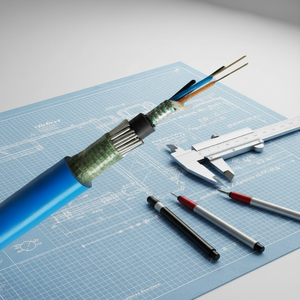 고품질 MGTSV 탄광 야외 통신 케이블 4 8 16 24 48 코어 단일 외장 루즈 튜브 광섬유 케이블 - Product Image 1