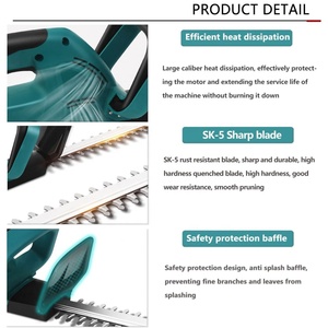 Taille-haie sans fil 2024 <span class=keywords><strong>pas</strong></span> <span class=keywords><strong>cher</strong></span>, outil de jardinage portable, cisailles à gazon, cisailles électriques, taille-haie à batterie au lithium - Product Image 3