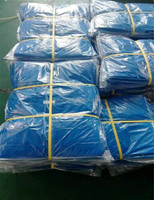 Bâche PE double face imperméable, fabrication en usine avec service de découpe, origine Shandong, marque Xuda