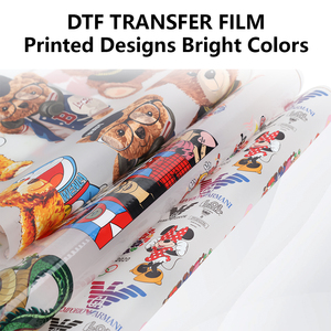 Winnerjet Hot Sale 30cm 33cm 60cm Popular Heat Transfer Digital Printing Dtf Printers T-shirt Pet Foil Film <strong>Paper</strong> <strong>Roll</strong> - Product Image 3