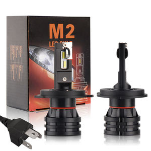 Kit de Conversión de Faros Delanteros LED Súper Brillantes M2 H4, Chip LED Potente H1 CR-EE de 28 W y 6000 LM, Bombilla LED para Automóvil - Product Image 1