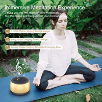 Machine à sons de bol chantant électronique IBN, chants bouddhistes et bruit blanc pour le soulagement du stress, méditation immersive et relaxation