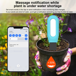 ทูย่า เซ็นเซอร์วัดความชื้นในดิน อุปกรณ์ตรวจจับความชื้นอัจฉริยะ พร้อมวัดอุณหภูมิ ตรวจสอบแบบเรียลไทม์ สำหรับใช้งานกลางแจ้งและโรงแรม - Product Image 4