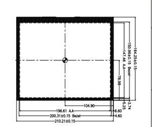 Özelleştirilmiş toptancı 1024x768 çözünürlüğe sahip LVDS arayüzü ile donatılmış 9.<span class=keywords><strong>7</strong></span> inç TFT <span class=keywords><strong>LCD</strong></span> ekran sağlar - Product Image 5