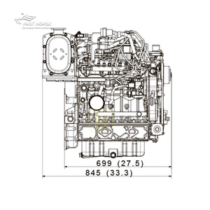 Pièces de moteur Hangood Machinery V3800-CR-T-E4B, ensemble moteur complet, assemblage complet de moteur diesel pour excavatrice Kubota, 1 pièce - Product Image 5